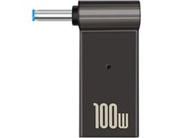 DrPhone PowerLink - 100W USB-C Naar 4,5 mm x 3,0 mm DC Laptop Oplaadadapter - Laptop Oplaadadapter - 100W PD Power Oplader - 100W PD Snelladen voor HP Laptop – Zie Beschrijving Voor Compatibiliteit