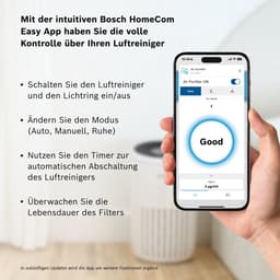 Bosch Air 4000i App-Gestuurde Luchtzuiveraar - Schone Lucht voor Grote Ruimtes — thumbnail 5