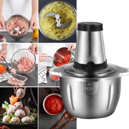 Home & Marker - Keukenmachine - Foodprocessor - Hakmolen - Vleesmolen - Gehaktmolen - Keukenmixer - RVS - MULTIMINCER — thumbnail 2