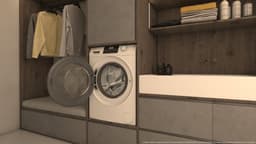 Haier HW100-BP14929A-S - Wasmachine - 10kg - A - Extra stil (72 dB) - Grote capaciteit - Stoombehandeling - Antibacteriële Behandeling (ABT) - 15 programma’s - 10 jaar garantie op onderdelen — thumbnail 16