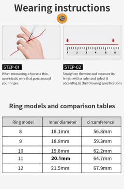 WizBay Premium Select® Zwarte FrostLook Smart Ring Dames Heren - Oplaad Case - Hypoallergeen - Hartslag & Slaap Monitor - IP68 Waterdicht - O2 Meting - Gesture Functie - Multiple Sport Modi - #11 — thumbnail 2