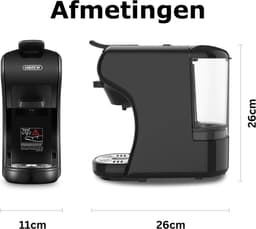 Coffee Machine 7-in-1 - Coffee Apparaat 19 Bar Met Warm/Koud Stand - Ijskoffie Machine, Espresso, Dolce Gusto, K-Cup, Nes, Ground Coffee - 68 db — thumbnail 3