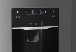 Wiggo WR-SBS18IME(X) - Amerikaanse Koelkast - No Frost - Water- en ijsdispenser - Met Display - Super Freeze - 513 Liter - 5 jaar garantie - Roestrvrijstaal — thumbnail 7