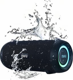 Mifa A90 - Bluetooth Speaker - Krachtig Stereo geluid - 60 Watt - Diepe Bass - Waterdicht - Draagbaar - 24u afspeeltijd - Bluetooth 5.0 - Draadloos – Zwart — thumbnail 1