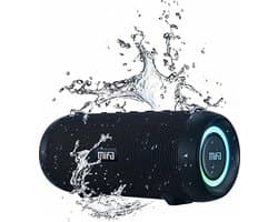 Mifa A90 - Bluetooth Speaker - Krachtig Stereo geluid - 60 Watt - Diepe Bass - Waterdicht - Draagbaar - 24u afspeeltijd - Bluetooth 5.0 - Draadloos – Zwart