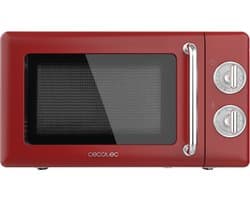 Cecotec 01710 magnetron Rood, Roestvrijstaal Grill-magnetron Aanrecht 20 l 700 W