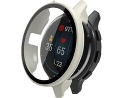 Watch case screenprotector - hoesje - geschikt voor Garmin Venu 2 - ivoorkleurig