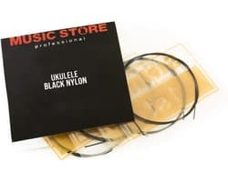 MUSIC STORE Ukulele Strings Black Nylon - Snaren