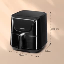 AeroVital Deluxe heteluchtfriteuse 1700 watt 5,4 liter edelstaal — thumbnail 3