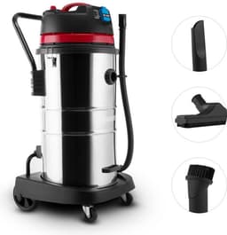 Klarstein Reinraum Nat-droog-stofzuiger - Industriële stofzuiger - 2000 W - HEPA - 60 Liter - Stopcontact — thumbnail 4
