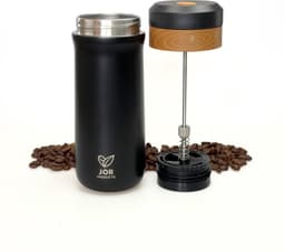 JOR Products® French Press - Koffiezetapparaat - Koffiebonen - Thermoskan - Camping - Reizen - Travel Mug - Espresso - Thee — thumbnail 5