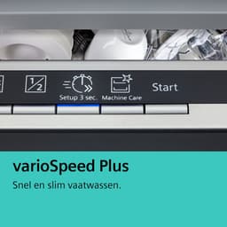 Siemens SN25ZI08CE - iQ500 - Vrijstaande Vaatwasser - Zeer stil - RVS - Zeolith droogsysteem: sneller droog met minder energie - Home Connect - varioSpeed Plus je vaat tot wel drie keer zo snel schoon — thumbnail 6