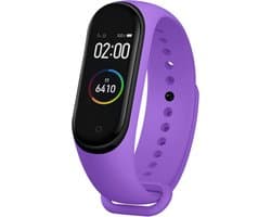 Kiraal Nova - Stappenteller - Activity Tracker - Temperatuurmeter - Bloeddrukmeter - Hartslagmeter - Smartwatch - Horloge - Heren - Dames - Nederlandse Handleiding - Paars
