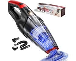 Cleanforce Kruimelzuiger V2 Snoerloos met extreme zuigkracht - Nat & Droog - Auto Stofzuiger - Voor Thuis & Auto