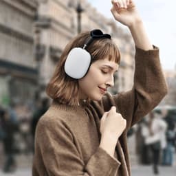 MY PROTECT - Siliconen Cover Case geschikt voor Airpods Max - Wit — thumbnail 4