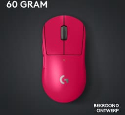 Logitech G Pro X Superlight 2 - Draadloze Gaming Muis - Lightspeed - Magenta — thumbnail 11