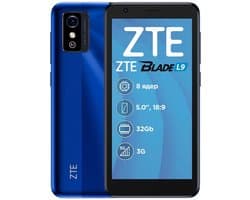 ZTE Blade L9 12,7 cm (5") Dual SIM Android 11 Go edition 4G 1 GB 32 GB 2000 mAh Blauw