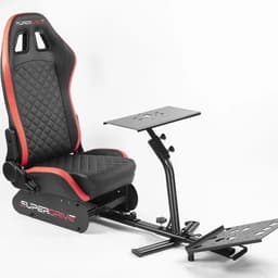Subsonic Superdrive Racing Seat – Simulator Cockpit met Bucket Seat – Stuur- & Pedalenhouder – Verstelbaar Frame voor PS5, Xbox & PC — thumbnail 4