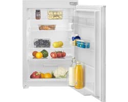 Inventum IKK0882S 88 cm stille energiezuinige inbouw koeler - Koelkast - Superkoelen - Deuralarm - Vakantiestand - 126 liter - Vershoudlade - Sleepdeur - Wit — afbeelding 1