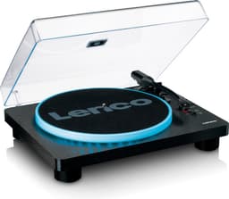 Lenco Platenspeler - Ingebouwde Speakers - Auto-stop - USB encoding - LED-verlichting- LS-50LEDBK - Zwart — thumbnail 1