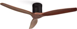 CREATE - Stille 40W plafondventilator met technische ABS bladen M (Ø132 cm) - Met Afstandsbediening - 6 Snelheden - Timer - Zwart - WIND CALM — thumbnail 4