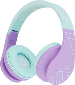 PowerLocus P1 Kids Kinder Koptelefoon Draadloos - Koptelefoon voor kinderen - Veilig volume van 85 dB - Bluetooth Hoofdtelefoon - Met microfoon - incl. Premium Case - Paars/Groen — thumbnail 16