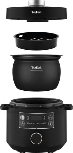 Tefal Turbo Cuisine CY7548 - Multicooker - Zwart - 5L - Compact - Digital Display — thumbnail 3