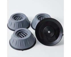 Anti Tril Poten - Wasmachine of Droger Schokdempers - 4 Stuks - Grijs