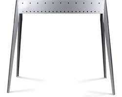Spiedini Miami 80 - Luxe, smalle dubbelwandige barbecue zonder roosteer voor het grillen van saté of spiesjes  - 80 cm lang, 11 cm breed - Materiaal: rvs