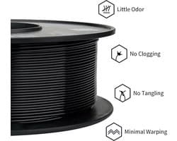 Eryone PETG zwart 1Kg 1,75mm Filament