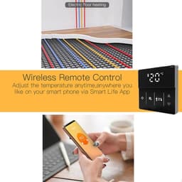 TechU™ Smart Thermostaat Thin – Wit – Alleen voor CV-ketel – App & Wifi – Google Assistant & Amazon Alexa – Persoonlijk programma instelbaar — thumbnail 3