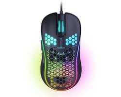 DINTO® Gaming Muis - Lichtgewicht - 7200 DPI - RGB - Game Muis - Optische