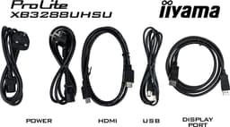 iiyama ProLite XB3288UHSU-B5 - 32 inch - 4K - VA - USB-Hub (2x) - Verstelbaar — thumbnail 5