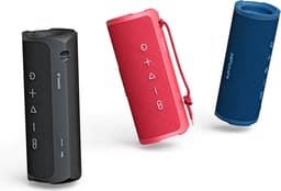 HiFuture Ripple-Luidspreker: Bluetooth 5.3, Draagbare krachtige basluidspreker, tot 12 uur speeltijd, 30 W draadloze muziekdoos, IPX7 water- en stofbestendig, 10 meter bereik, 10 W snel opladen, Kleur (Rood) — thumbnail 2
