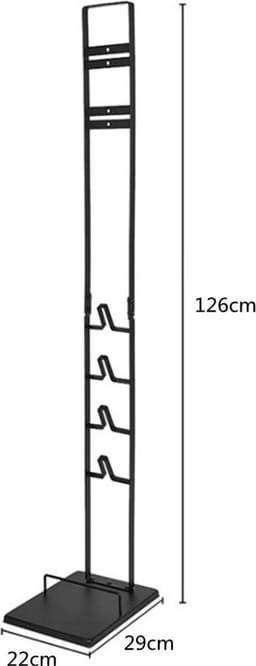 TDR - Stofzuiger Opbergrek - houder - Geschikt voor Dyson V6 V7 V8 V10 V11 V12 V15-zwart — thumbnail 4
