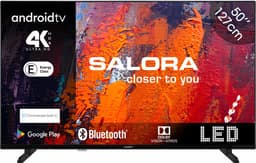 Salora 50UA550 tv 127 cm (50") 4K Ultra HD Smart TV Wifi Zwart 250 cd/m² — thumbnail 1