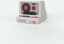 Mobility on board retro camera speaker grijs — thumbnail 1