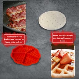Master Knives Heteluchtfriteuse Accesoires Set - Geschikt voor alle Airfryer L 18CM -14 Delig — thumbnail 6