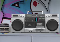 Muse M-380GBS - Ghettoblaster met, FM, CD, cassette, USB, SD, 80 Watt — thumbnail 3
