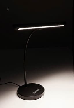 Pianolamp Boston PLM-180-BK verstelbaar dimbaar adapter Zwart — thumbnail 3