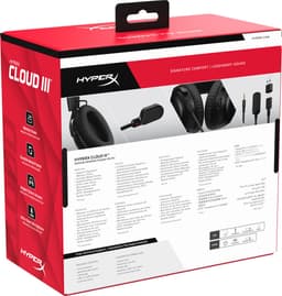HyperX Cloud III Gaming Headset - PC, PS5, Xbox Series X|S - Zwart — thumbnail 6
