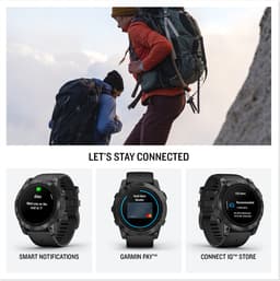 Garmin Epix Pro 51mm - Smartwatch – Sporthorloge - AMOLED-Scherm - 31 dagen batterij - 40+ Sport-apps – Muziek - Garmin Pay - Ingebouwde zaklamp - Zwart — thumbnail 4