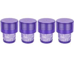 4 x HEPA filter geschikt voor Dyson V10 Sv12 stofzuiger Total Clean, Parquet, Motorhead, Animal wasbaar steelstofzuiger-Promessa-Solutions