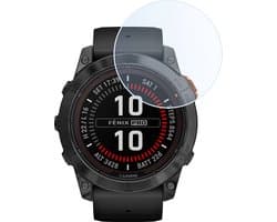 Screenprotector - Geschikt voor Garmin Fenix 7 Pro - Sterk & Shockproof - Tempered Glass - Gehard Glas - Beschermglas Screen Cover - Bescherm Protector voor Smartwatch