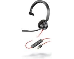Headphones with Microphone Poly 214017-01 Red Black