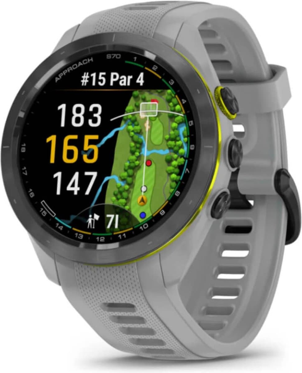 Garmin Approach S70 Premium GPS Golfhorloge 42 mm - Grijs — afbeelding 1