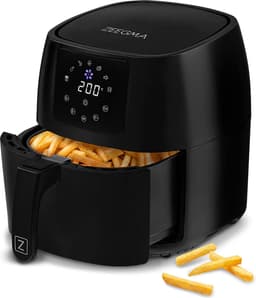 Zeegma Knapper - Heteluchtfriteuse - Airfryer 1400W - Tot 200°C in 60 seconden - 4,5L Kom — thumbnail 10