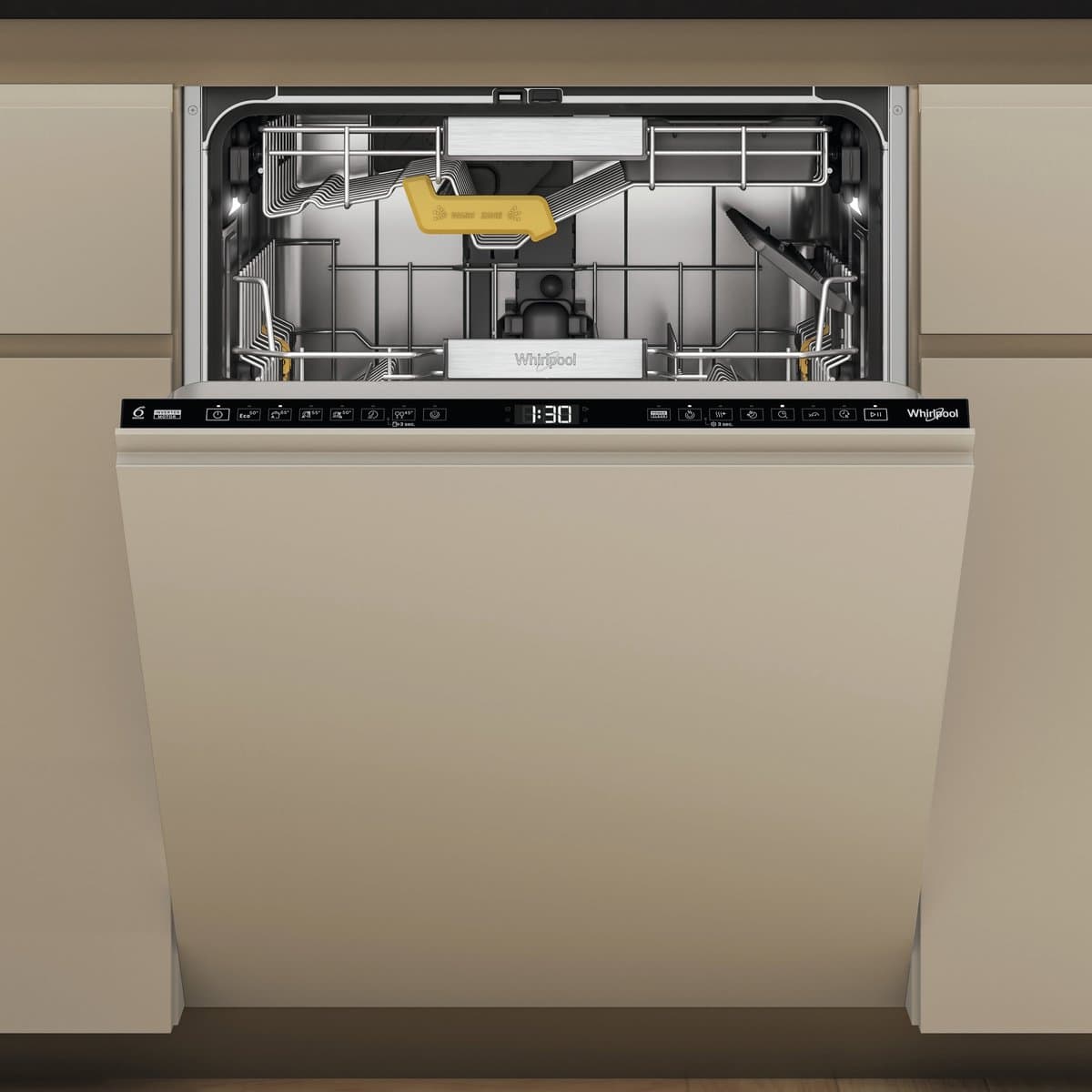 Whirlpool W8I HF58 TUS inbouw vaatwasser | Energielabel B — afbeelding 1