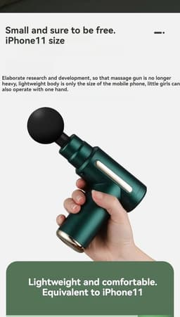 Luxe Massage gun met diverse hulpstukken voor de stramme spieren — thumbnail 4
