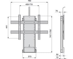 Televisielift Lift-Vision Emuca